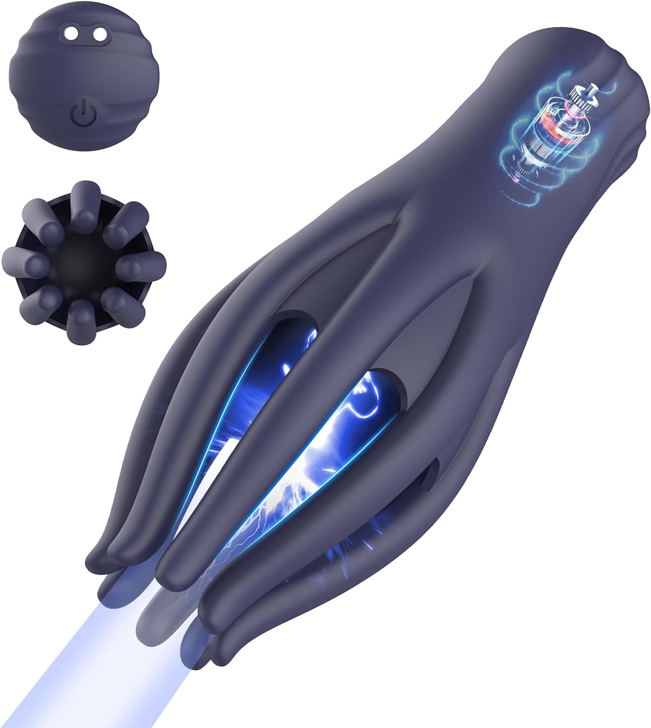 3-in-1 Male Vibrator for Testicle Massage & Endurance Enhancement