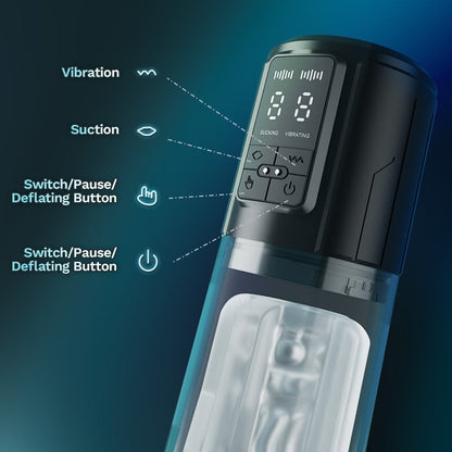 Iron Man-Male Stroker with Adaptive Suction and Precision Vibration