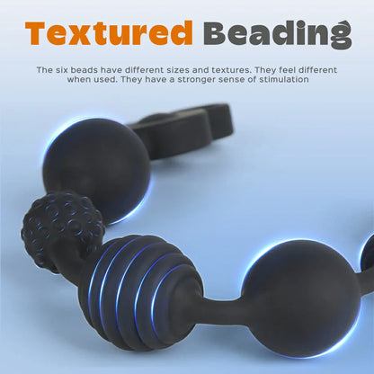 Planet Shaker X10 Vibrating Anal Beads 10 Modes & Individual Bead Control