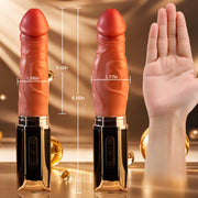 ST-EX-TV743 Karina Expandable Thrusting & Vibrating Dildo — feature overview graphic