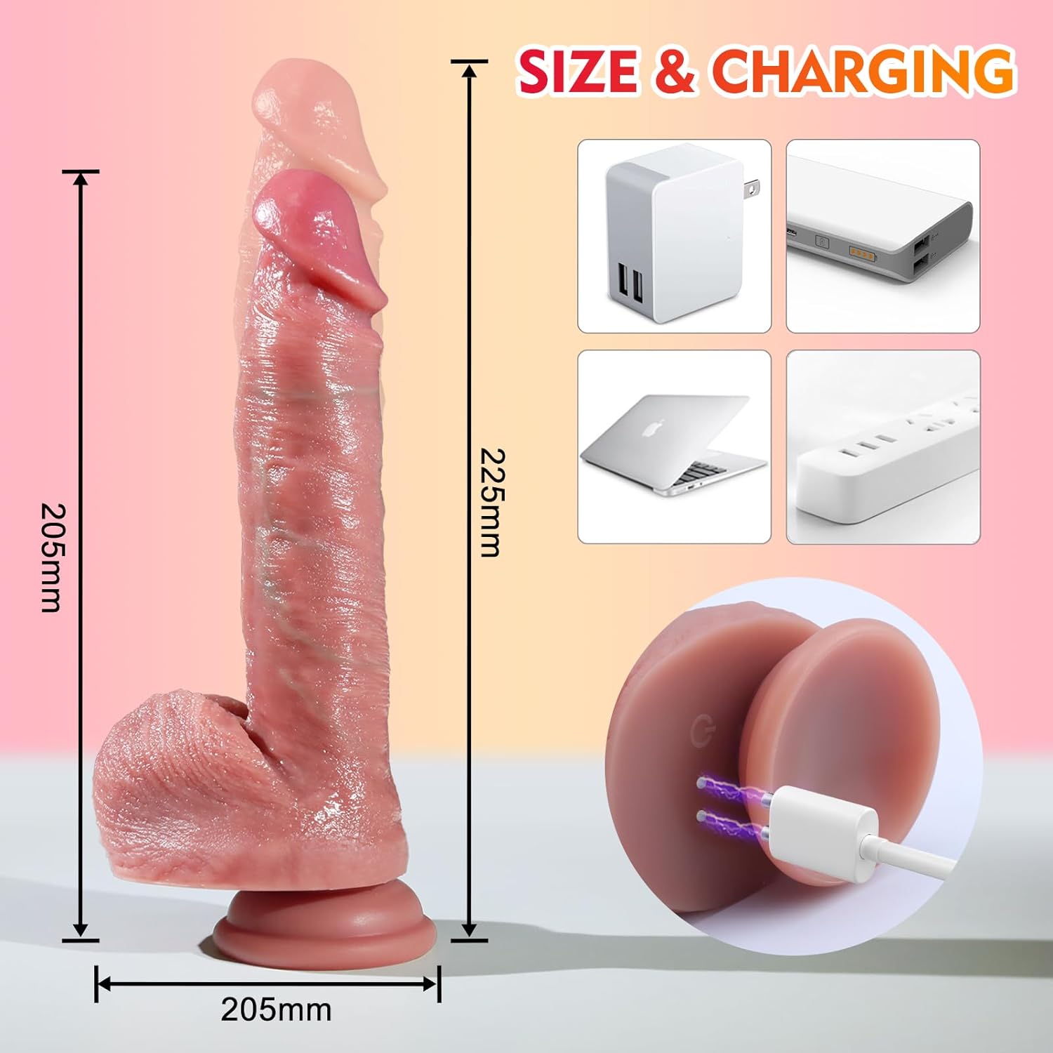 Sensualist  Strong Stretching And Vibrating Stimulates Warm Heating Dildo Sweetstoy