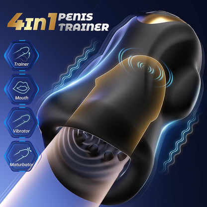 AI app-controlled triple-motor male masturbator – product view 4
