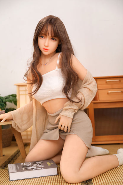 Alyssa - 62.2in 70.5lb Realistic Female Doll - White Skin & Purple Eyes