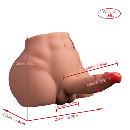 Peel - 9.56lb 3D pulse butt with Realistic Dildo and Tight Anal