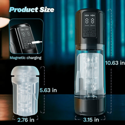 Iron Man-Male Stroker with Adaptive Suction and Precision Vibration