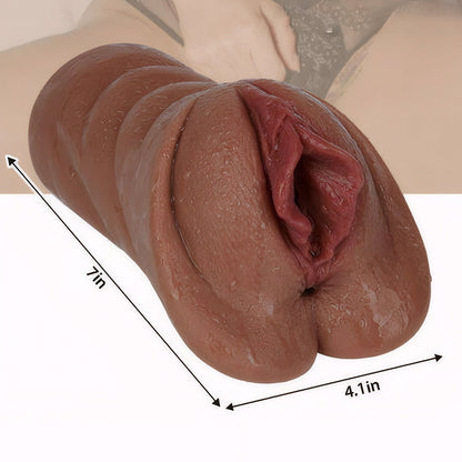 ST-PS-2IN1T 2-in-1 TPE Pocket Stroker – Dual-Texture