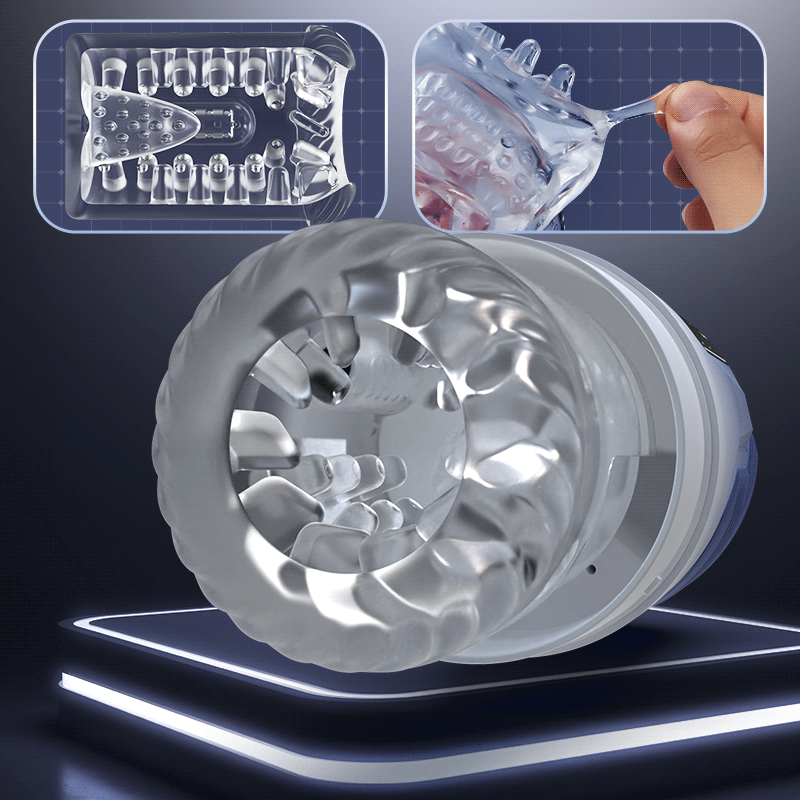Empyrean-Automatic Male Stroker with Rotation, Suction and Precision Vibration