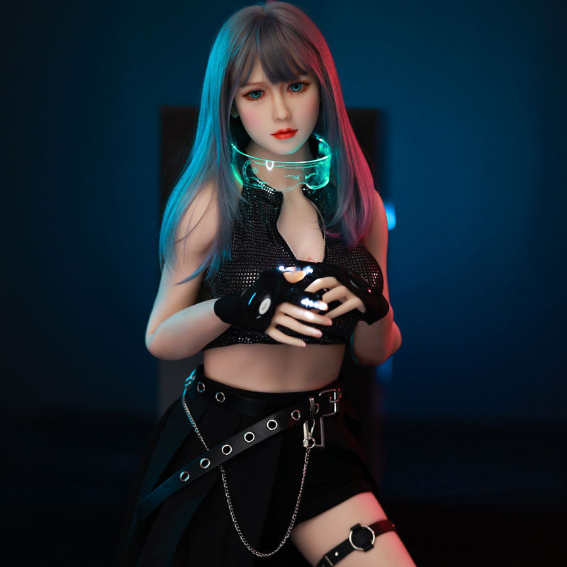 Charlotte - 65in 72.8 lb Realistic Silicone Female Doll – White Skin & Blue Eyes