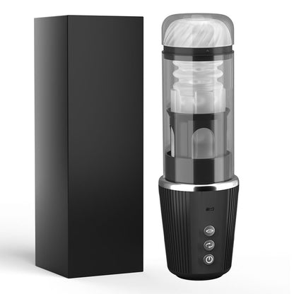 Widowmaker-Rotating Male Stroker with Suction & Inflation Control