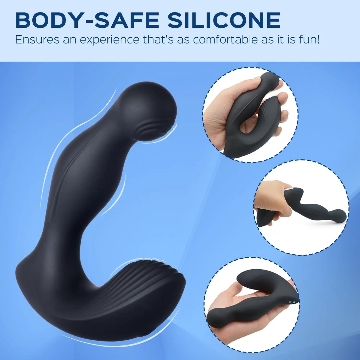 Dual-Zone Prostate Massager with Precision Vibration Control