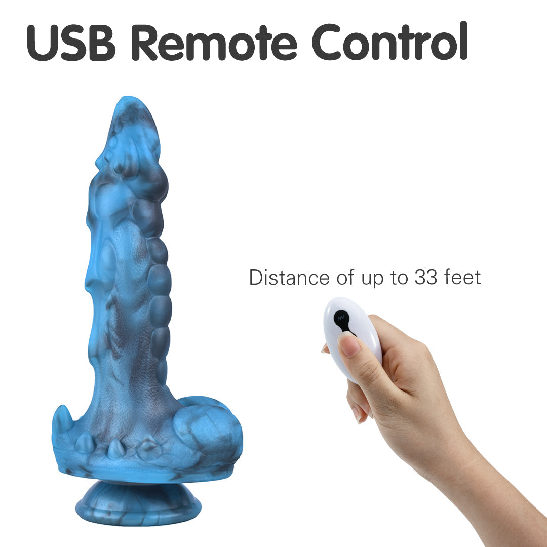 Fantasy Monster – 9.5" Automatic Thrusting & Vibrating Dildo with 8 Modes