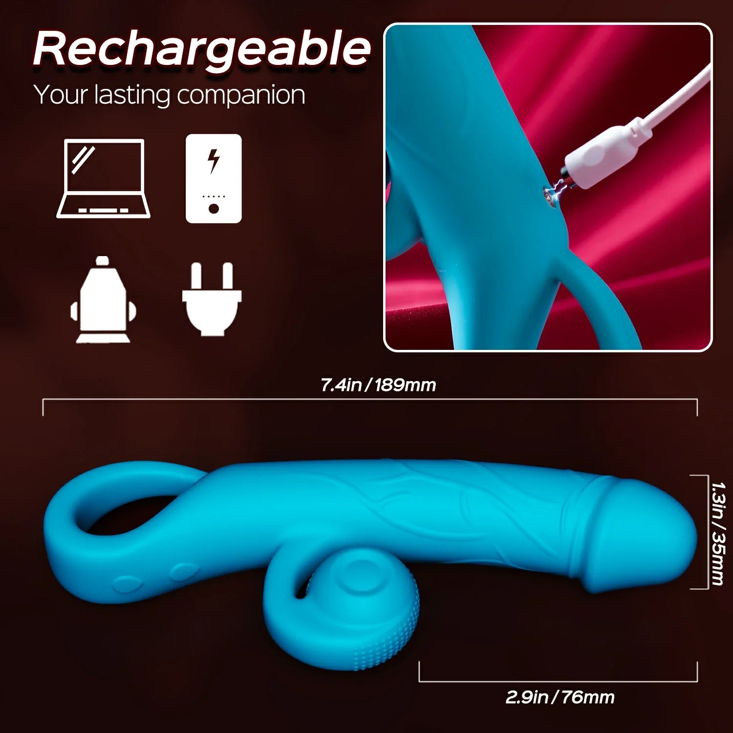 Laura – 10-Mode Clitoral & G-Spot Vibrator for Intense Dual Stimulation