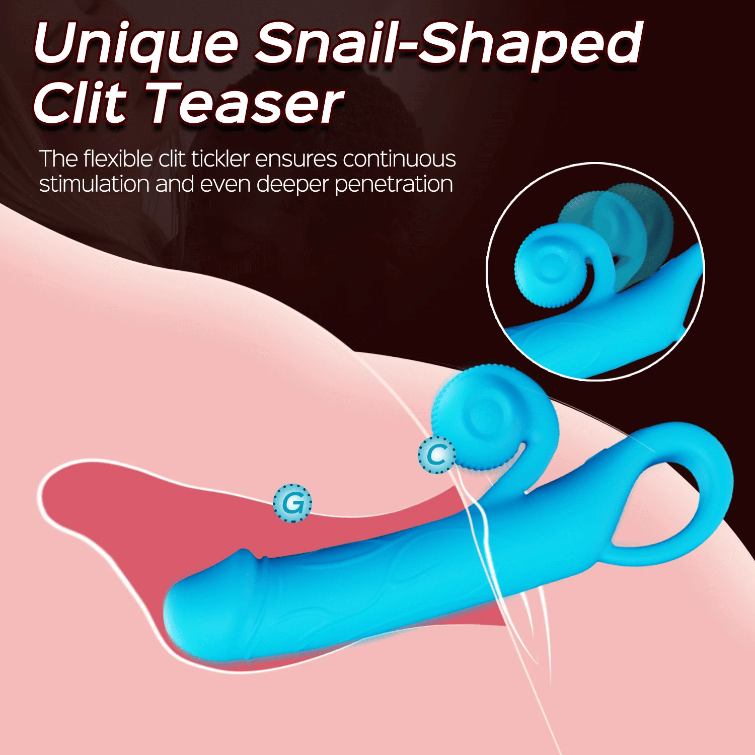 Laura – 10-Mode Clitoral & G-Spot Vibrator for Intense Dual Stimulation