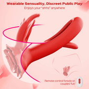 Layla - Rosy Butterfly Clit Stimulator Flapping G-spot Vibrator product image 2