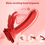 Layla - Rosy Butterfly Clit Stimulator Flapping G-spot Vibrator product image 3