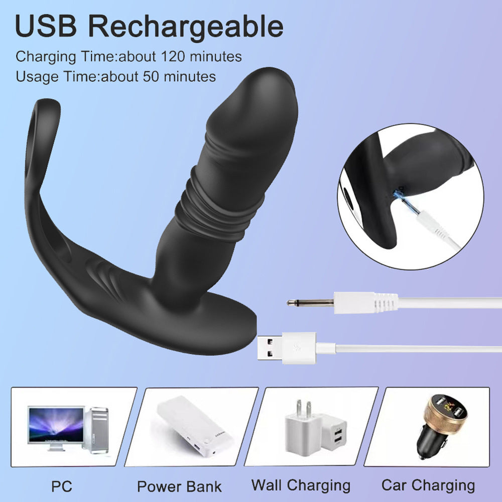 3 Thrusting & 10 Vibrating  Prostate Massager