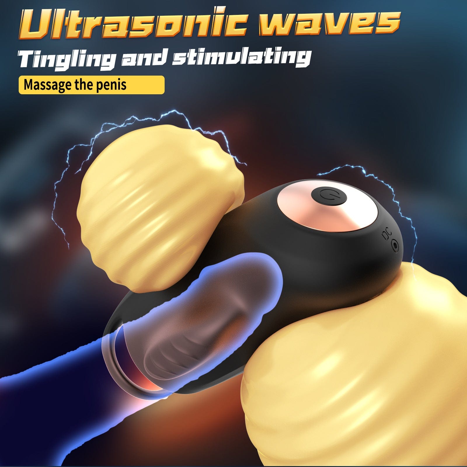 APP-Controlled Male Trainer – Double Vibration & Locking Ring
