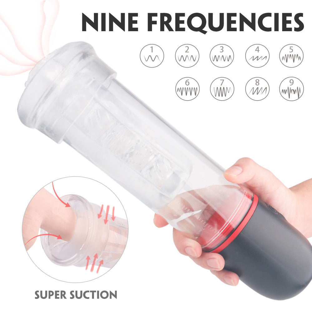 Oral Love - S-Hande Upgraded 2 IN 1 Sucking Vibrating Penis Pump