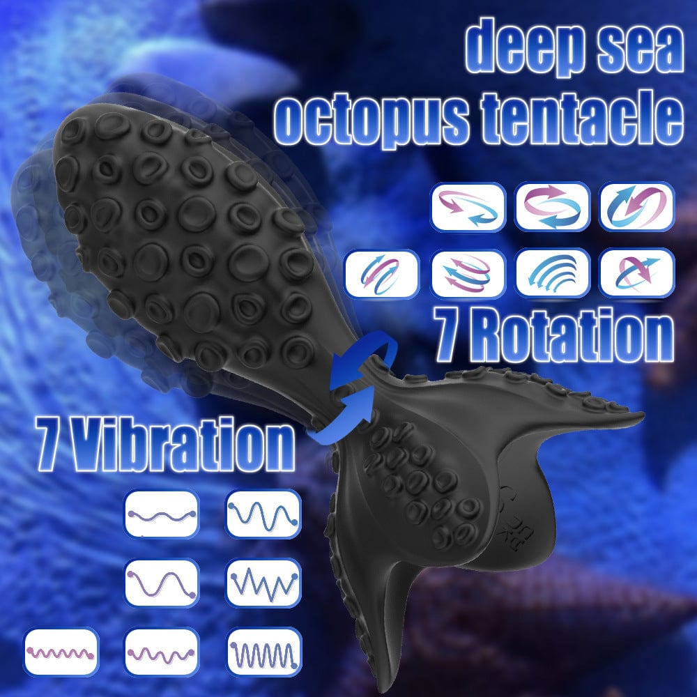 Octa P7 Rotating Prostate Plug with Remote-Controlled Vibration & 360° Rotation
