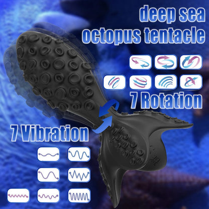Octa P7 Rotating Prostate Plug with Remote-Controlled Vibration & 360° Rotation