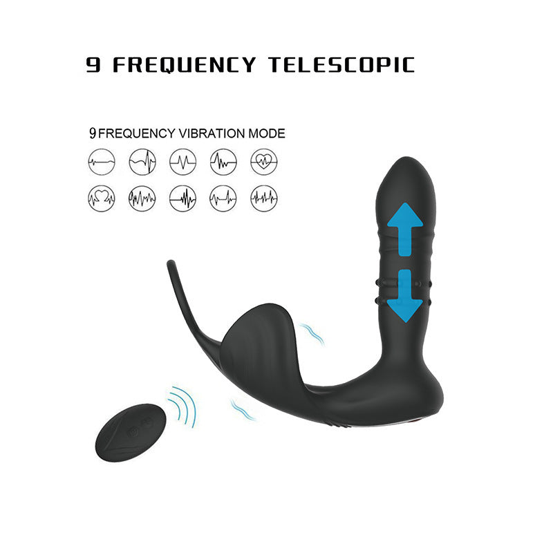 Anal Massager with Precision Thrusting & Vibration