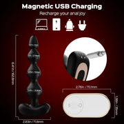 ST-AB-RC09 Vibrating Anal Beads – Remote Control Progressive Comfort Design product image 4