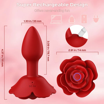 Roslyn R9 Remote-Control Rotating Prostate Massager with Vibration