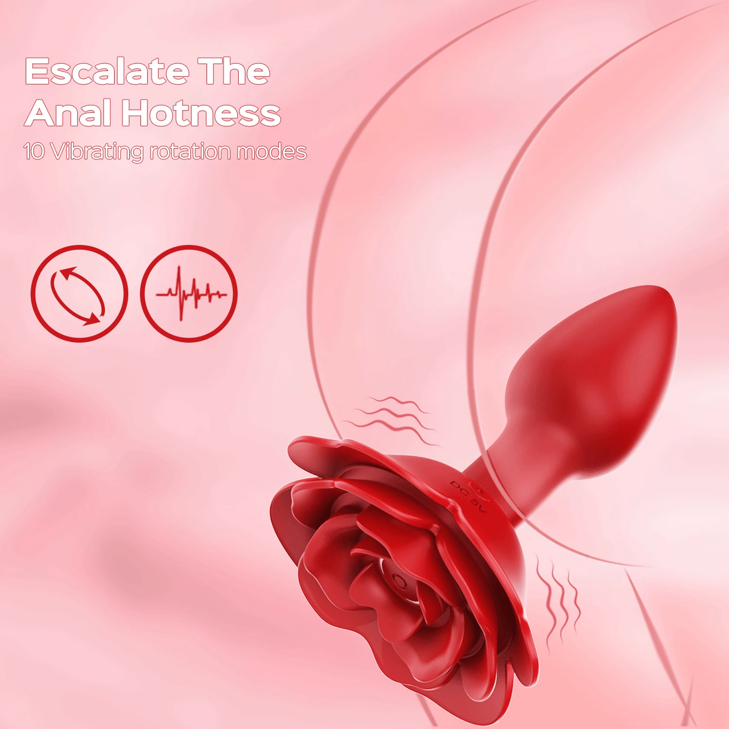 Roslyn R9 Remote-Control Rotating Prostate Massager with Vibration
