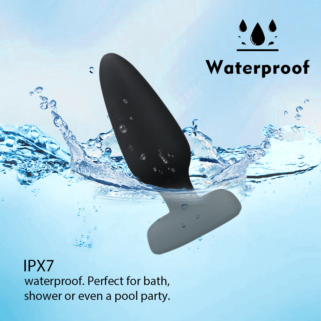 Visual Rivet RCT Vibrating Butt Plug – Rechargeable Wireless Anal Toy with Remote