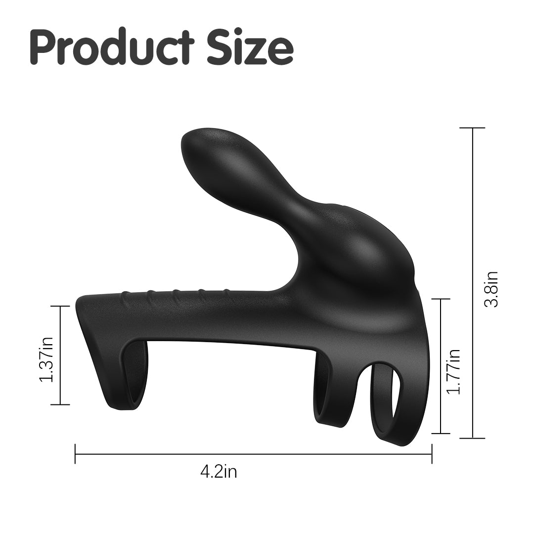 E-Bunny Vibrating Penis Ring – Rechargeable Couple Toy for Enhanced Climax
