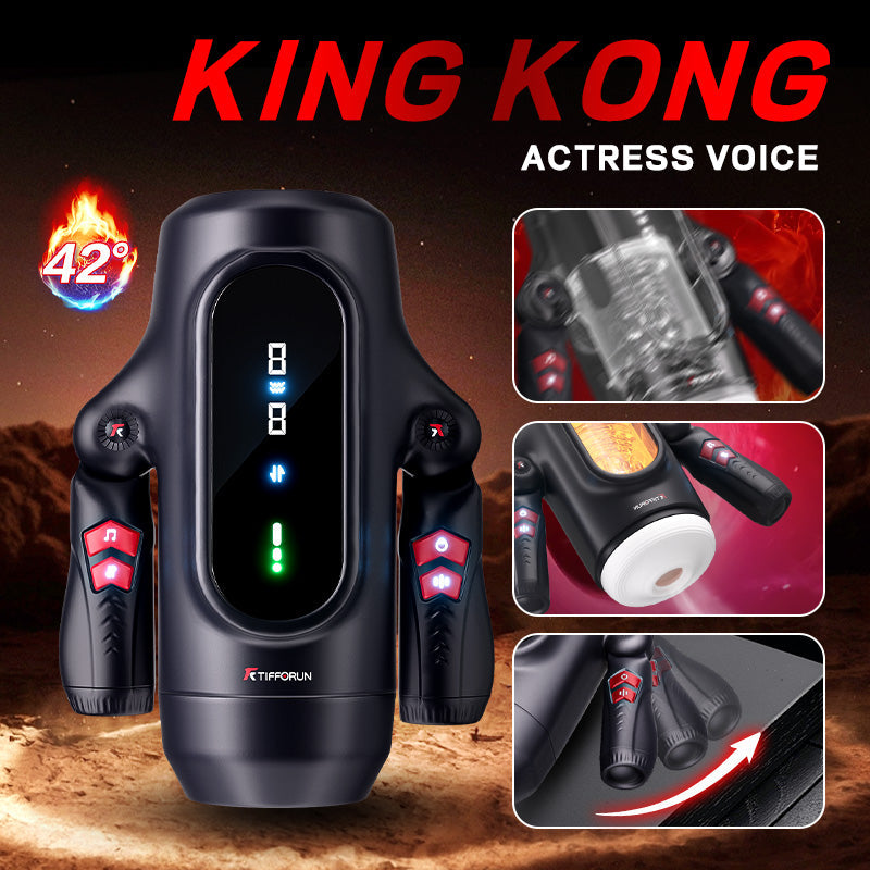 King Kong Fully Auto Male Masturbator Telescoping & Vibrating