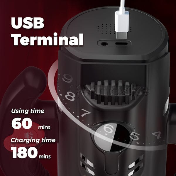 Titanium Warrior Pro – Sucking, Rotating & Thrusting Male Masturbator