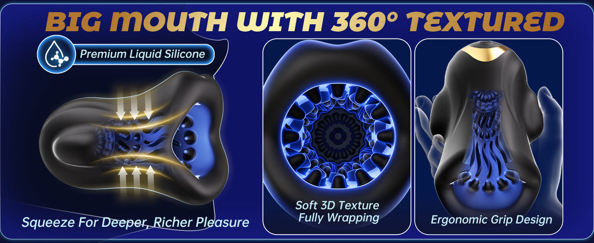 AI App-Controlled Triple-Motor Male Masturbator – 9 Modes