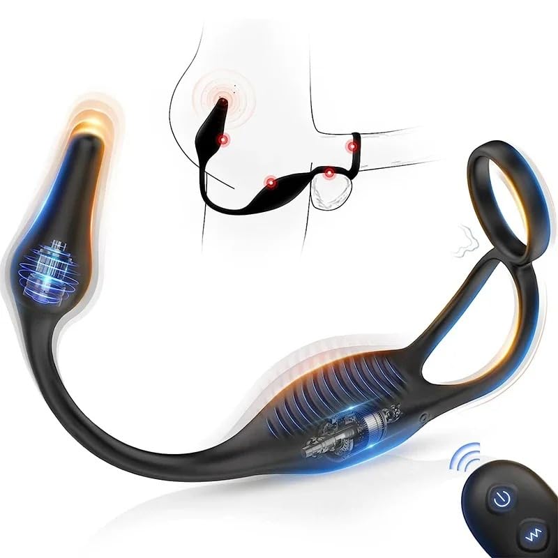 Wearable prostate massager with double ring secondary product view