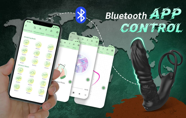 App/Remote Thrusting & Vibrating Prostate Massager – 9 Modes