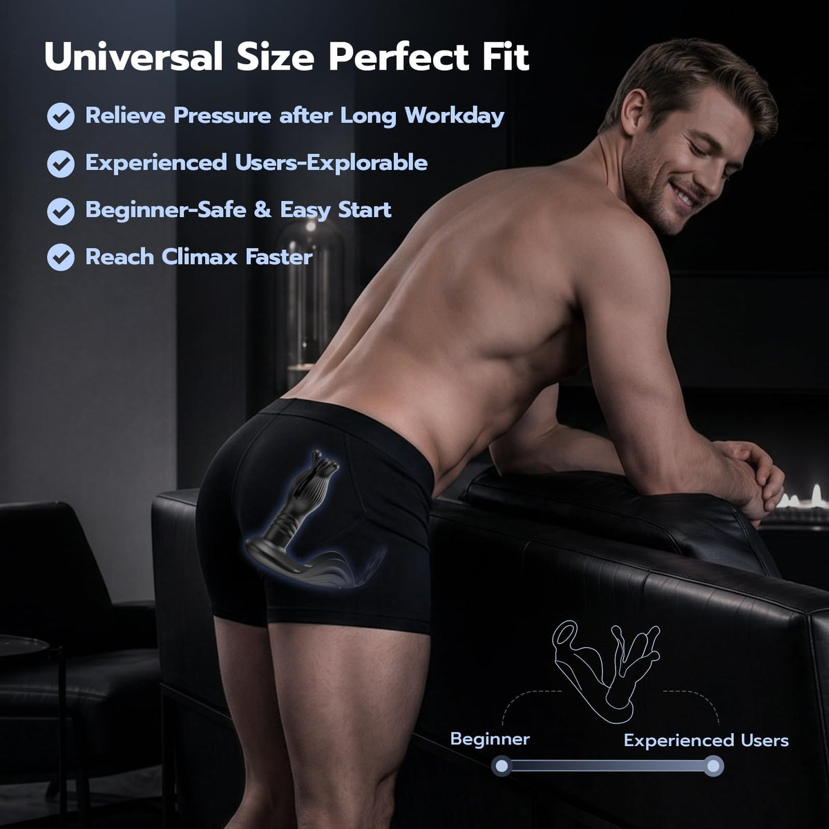 BEISAR P9 remote expanding prostate massager product feature view 5