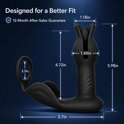 BEISAR P9 remote expanding prostate massager product feature view 8
