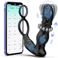 ST-PM-VF09 Thrusting Prostate Massager – APP Control, 9 Modes & Dual Ring