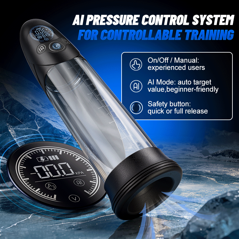 BathFun Pro smart vacuum penis pump product view 2