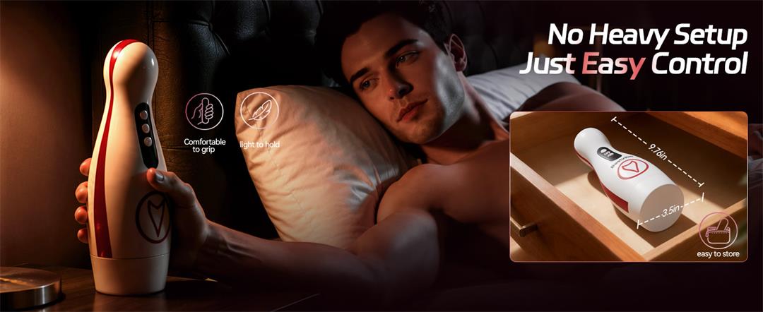 Kama Air-Pressure Stroker – 7 Suction & 7 Vibration Settings