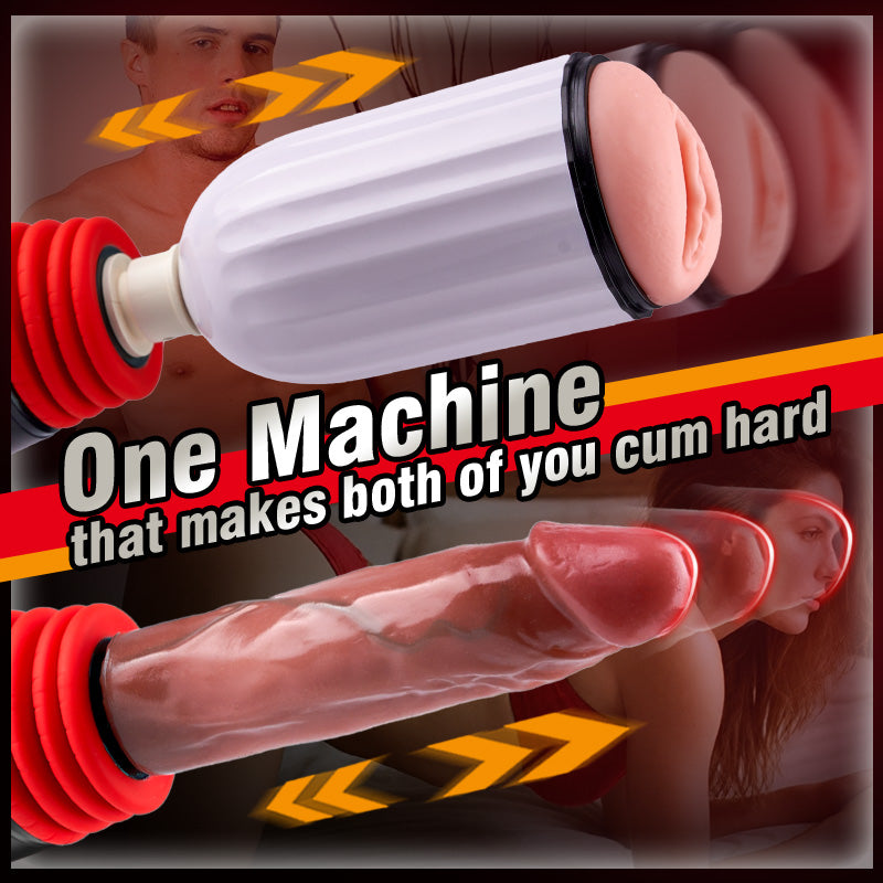Stella interchangeable dildo and stroker attachments