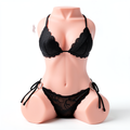 Aurora T1 Realistic Vibrating Torso with Dual Channels & Soft TPR Body