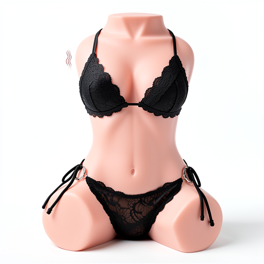 Aurora T1 Realistic Vibrating Torso with Dual Channels & Soft TPR Body
