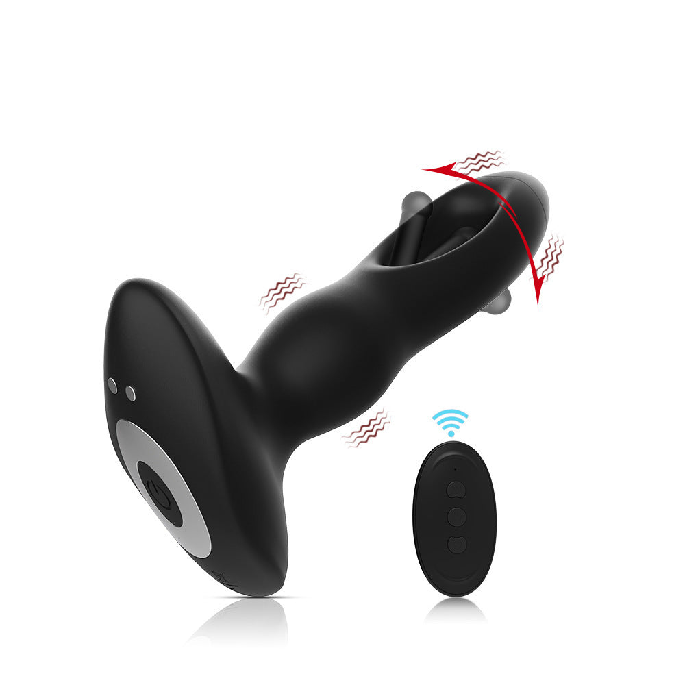 Anal plug, wireless remote control swing vibration massager, prostate orgasm masturbation silicone anal plug Sweetstoy