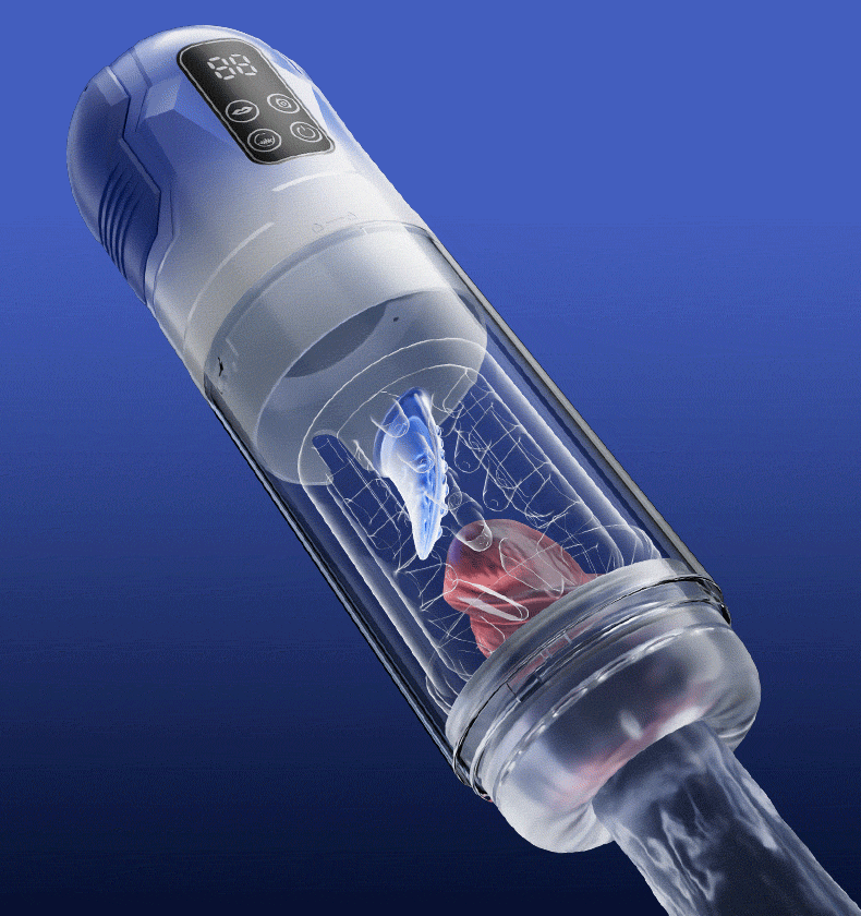 Empyrean-Automatic Male Stroker with Rotation, Suction and Precision Vibration