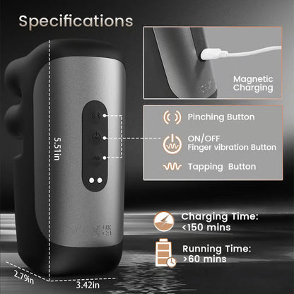 Evans PulseGrip glans vibrator product view 6