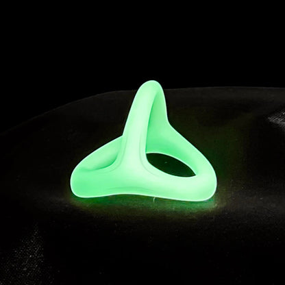 Silicone cock ring wearable product view