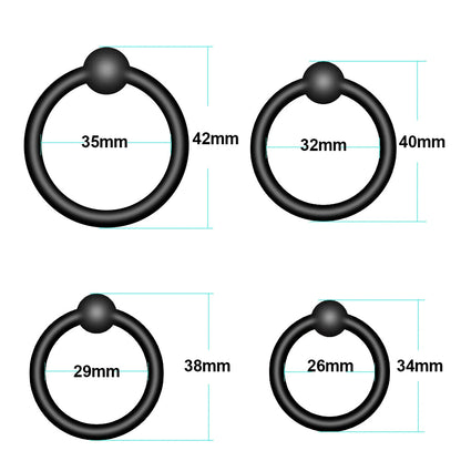 Flexible penis ring size comparison