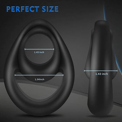 Flexible dual-loop cock ring product details