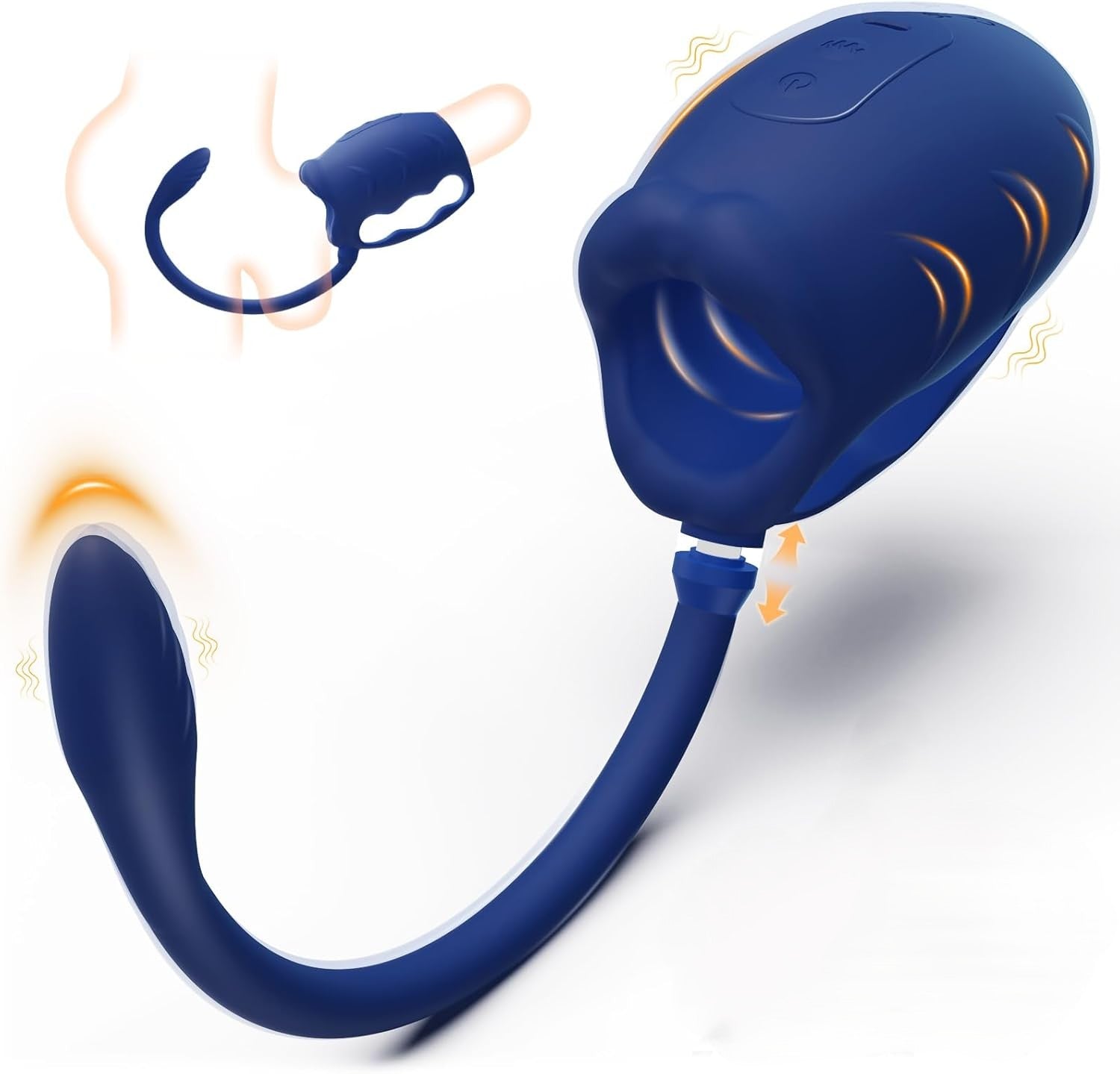 2-in-1 Male Vibrator with Detachable Plug – Hands-Free Design, Multi-Function Personal Massager